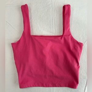 Hollister Fuchsia Square Neck Tank Top